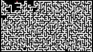 Maze generation with Aldous-Broder algorithm