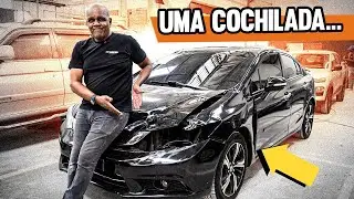 COCHILOU E OLHA O QUE ACONTECEU! 😰 TRANSFORMAMOS O CIVIC DA KAIZEN