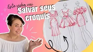 O ÚNICO VÍDEO QUE VAI TE ENSINAR DE VERDADE COMO DESENHAR ROUPAS