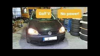 VW Golf V! NO Errors NO power! let's diagnose it!