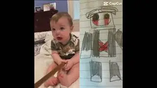 Bob vs a baby with magic wand #oc #fight #cutebaby #magic