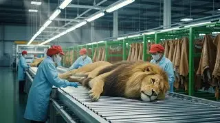 Inside the Lion Skin Factory &ndash; How Lion Skin Becomes a $40,000 Luxury Good The Whole Process