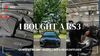 CURRENT MODS ON MY 2024 RS3 8Y + INSTALLING REAR DIFFUSER
