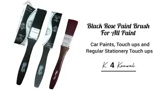 Black Rose Paint Brush For All Paints | Car Paint | Touch Ups | Regular Stationery Touch Ups #daraz