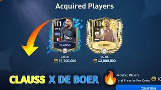 CLAUSS X DE BOER || FIFA MOBILE 23&bull; || BUY 100 MILLION COINS || UPGRADE MY TEAM ||@piyush_kr88
