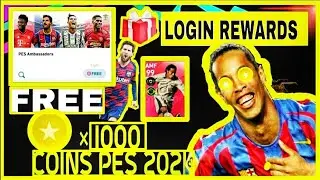 Pes 2021 Mobile | Confirm Free Rewards &bull; iconic Ronaldinho| pes 2021 rewards | pes 2021 gameplay