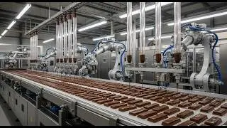 No Humans Here!  Robots Make Millions of Chocolates Daily | Full  Factory Robots Process