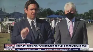 President Biden considers travel restrictions to Florida
