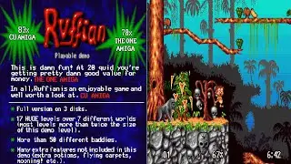PREVIEW DEMO NO FINAL GAME Ruffian demo 1996 CU AMIGA,THE ONE AMIGA By Xplosiv XPLOSIVE EXPLOSIVE