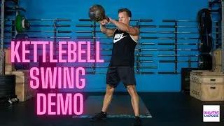 2 Hand Kettlebell Swing DEMO (Hardstyle technique).