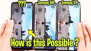 Samsung Galaxy A70 Vs Samsung Galaxy A50 Vs Redmi Note 7 Pro ULTIMATE PUBG  STRESS Test Comparison!