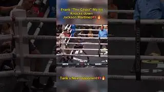 Frank Martins brilliant knockdown. Tank&rsquo;s next opponent🥊 #futureofboxing #tank #frankmartin #boxing