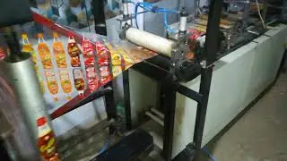 Bottle shape pouch making machine call us on 9172178239