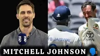 Mitchell Johnson 🗣️ on Yashasvi Jaiswal sledging Mitchell Starc 🔥 #indvsaus #bgt #testcricket