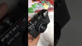 Petri CF35 auto-650 toy camera kind 35mm film camera how to load a film