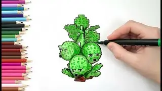 How to draw (Plants vs Brainrots) Brussel Sprouts step by step (roblox)