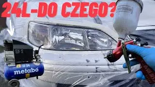 LAKIEROWANIE LAMP - TEST MAŁEGO KOMPRESORA