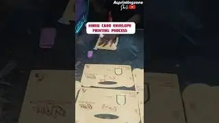 hindu wedding card | envelope printing | shadi card printing | screen printing #asprintingzone
