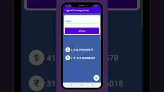 Crypto Exchange Rate in Android App using API | Source code in Description | Tamil Cookies