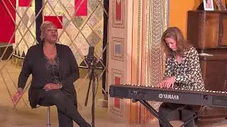 Joyful Noise Duo (Tichina Vaughn/Ilka Kraske) perform a jazz set at the Japanese Palace, Dresden, DE