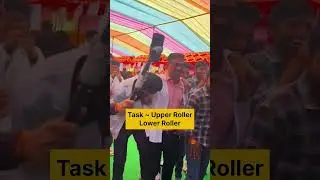 Upper roller lower roller