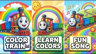 Color Train Song &ndash; Learn Colors for Kids! | CK4KIDS 🚂🌈