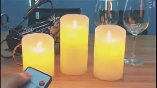 Instruction of Homemory LED Candle Lights' Remote