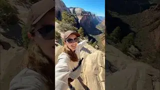 Хайк-лотерея Angels Landing #сша #angelslanding #zionnationalpark #хайкинг #путешествиепоамерике