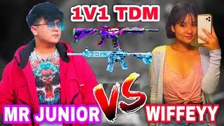 MR JUNIOR VS WIFFEYY 1V1 FRIENDLY TDM || M16 TDM BATTEL😍||sagarchhetriyt