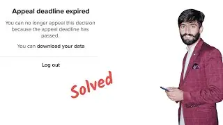 APPEAL DEADLINE EXPIRED!!SOLVED💯