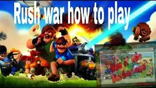 Rush war all characters moves and how to play.