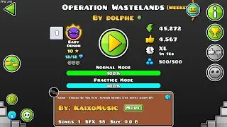 [Weekly Demon]Geometry dash - Operation Wastelands by dolphe | 2025.09.02
