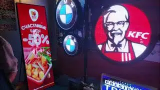 Led sign round  Double sided