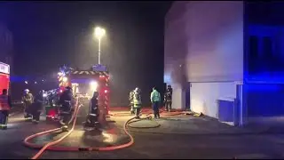 Feu de cave &agrave; Saint-Just-Sauvage (Marne)