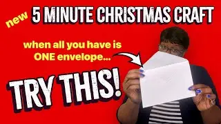 PERFECT FOR ANYONE!  Useful Christmas Idea!  Make Yours For Pennies!  Easy Gift Card & Money Holder