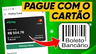 Como pagar boleto com o Picpay card