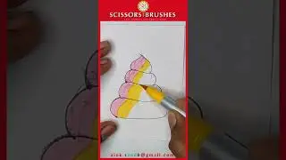 Увлекательное творческое искусство 🌵🌷💧🏖️🍉🍎 #trendingshorts #art #yt #satisfying #drawing #kids #c...