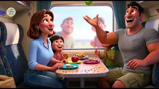 Family Train Goes Beep 🚆👨&zwj;👩&zwj;👧&zwj;👦🔔 | Kids Story Video | Fun Train Animation for Children