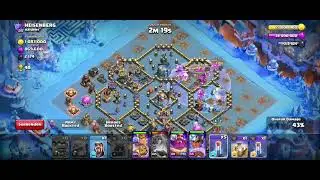 New th18 vs rush th18 ( using meteor golem with totem spell ,smash bases after nerf ) 