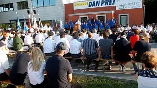 Slovesnost pri spomeniku Dan prej - Divača 2019