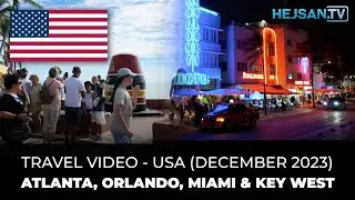 Travel video - 🇺🇸 USA: Atlanta, Orlando, Miami & Key West (December 2023) - DJI Pocket 3