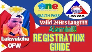 One Health Pass at Oasis Owwa Registration / Step by Step Paano Mag Register #onehealthpass #owwa