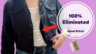 How to Fix Jacket Facings with a Few Simple Hand Stitches!