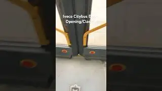 Iveco Citybus Doors Opening/Closing Vilnius #bus #doors