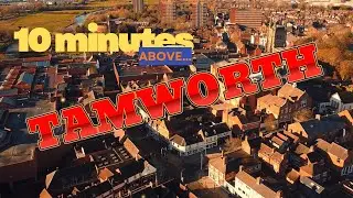 10 Minutes above the town of Tamworth, Uk