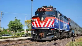 Barrington Railfanning FT. CN, NS, Metra 129 Horn And More - 5/20/23