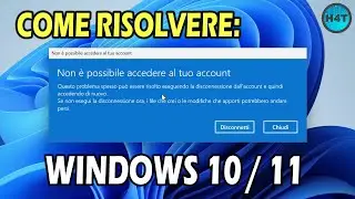 Can't sign in to your user account | Windows 10/11 solution
