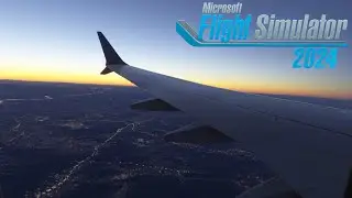 Over South Korea 🇰🇷 | Night to Morning Window View | MSFS 2024 | PS5 