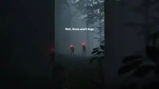 The neighbors' dogs are acting strange💀.       #horror #scary #shorts