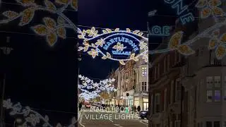 MARYLEBONE VILLAGE LIGHTS #christmaslights #marylebone #londonlife #shorts